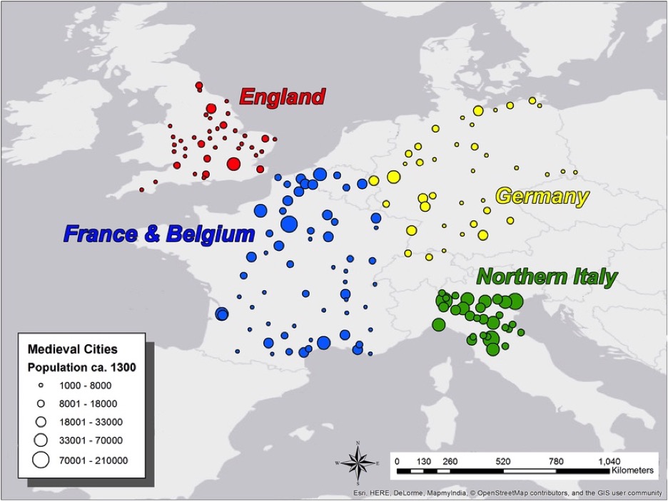 Western European Settlements ca