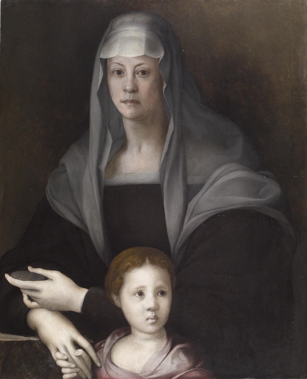 Maria Salviati with Giulia d&#39;Alessandro de’ Medici