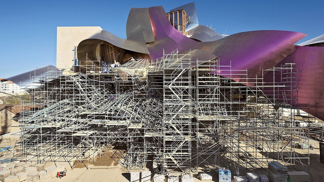 Marques de Riscal Scaffolding