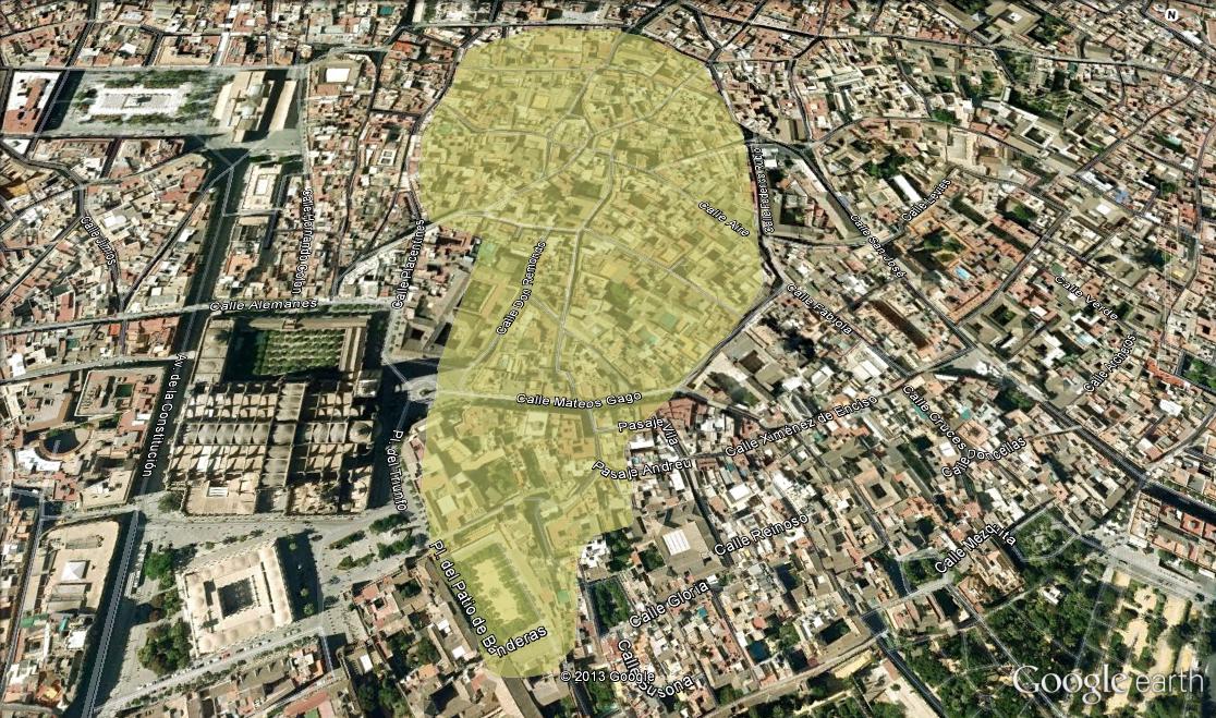 Ispal within the present-day Seville