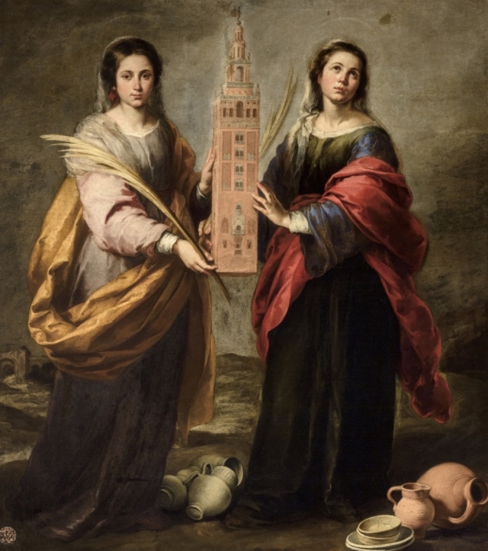 Santas Justa y Rufina by Murillo 1666