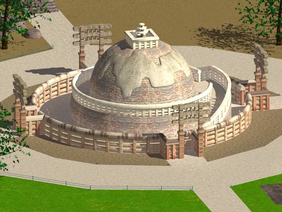 Great Stupa Model