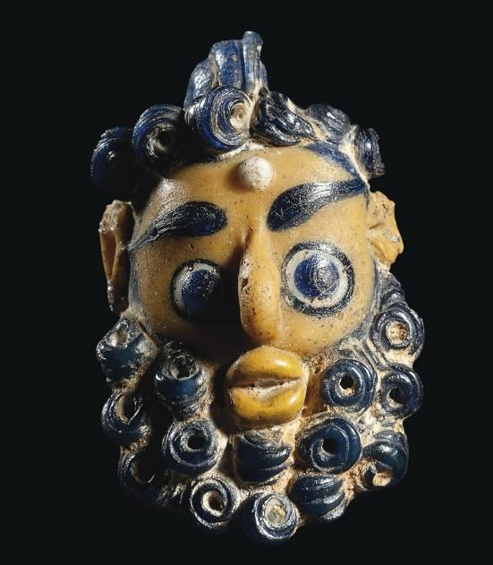 Carthaginian Glass Head Pendant