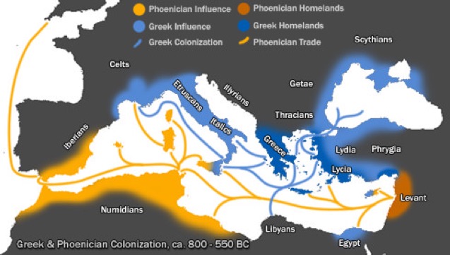 Greek and Phoenician