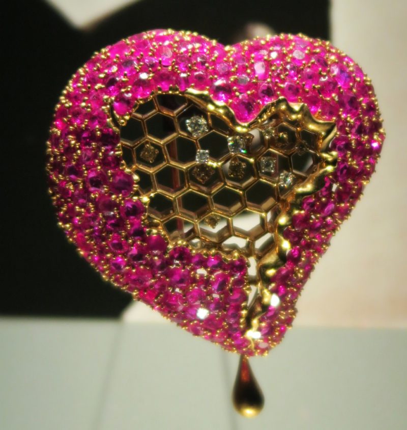 Honeycomb Heart (closeup)