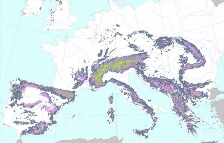 Mountains of Europe