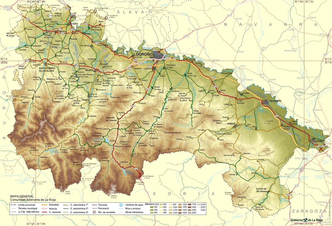 La Rioja Map 2008