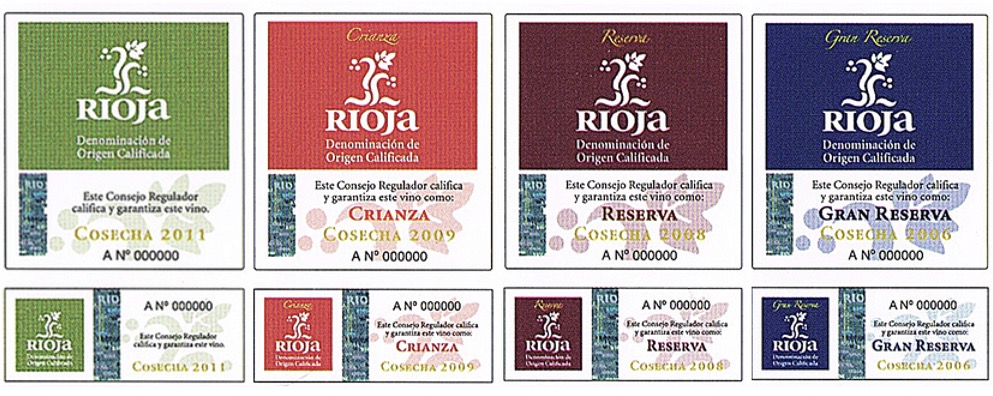 Rioja Tradtional Labels