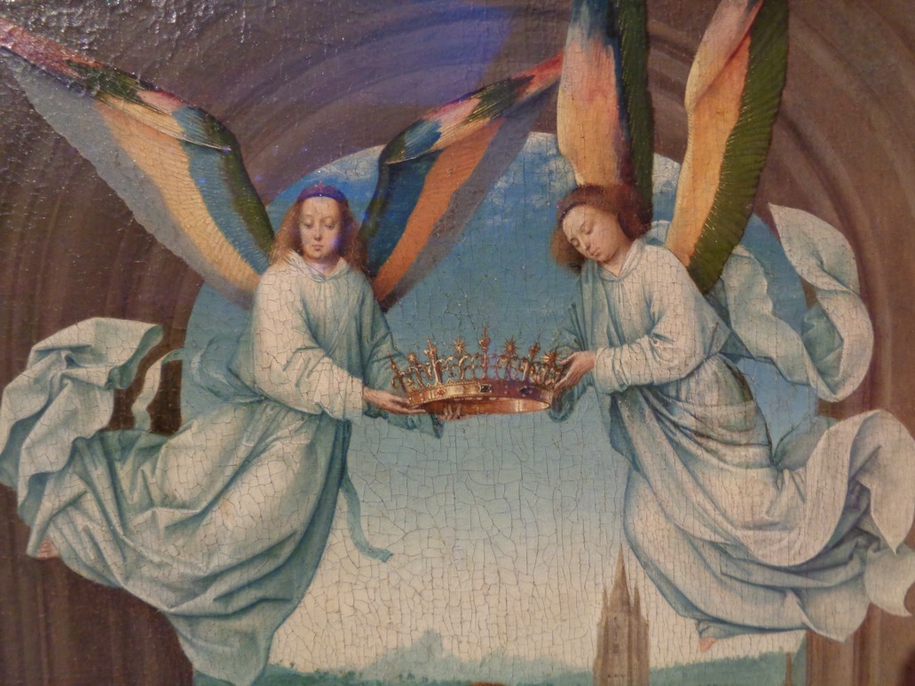 Maestro de la Madonna Adré The Virgin and the Child between Angels (detail)