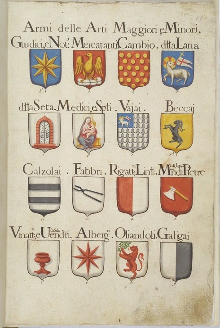 Armi delle arti fiorentine maggiori e minori