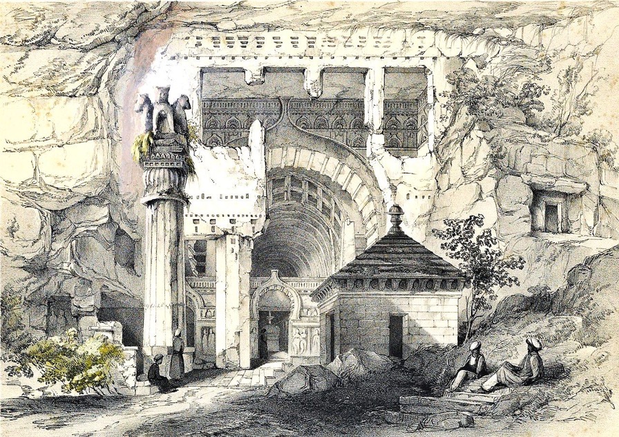 Great Chaitya Cave Entrance