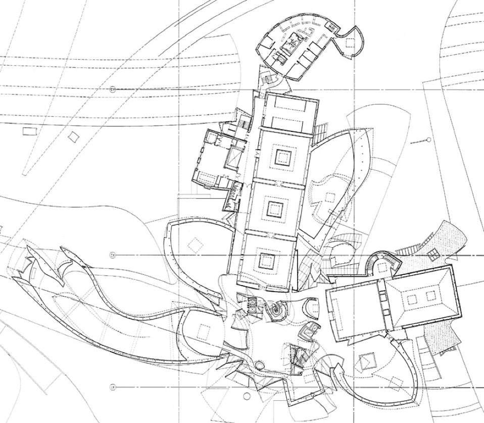 Guggenheim Bilbao Frank Gehry first floor plan