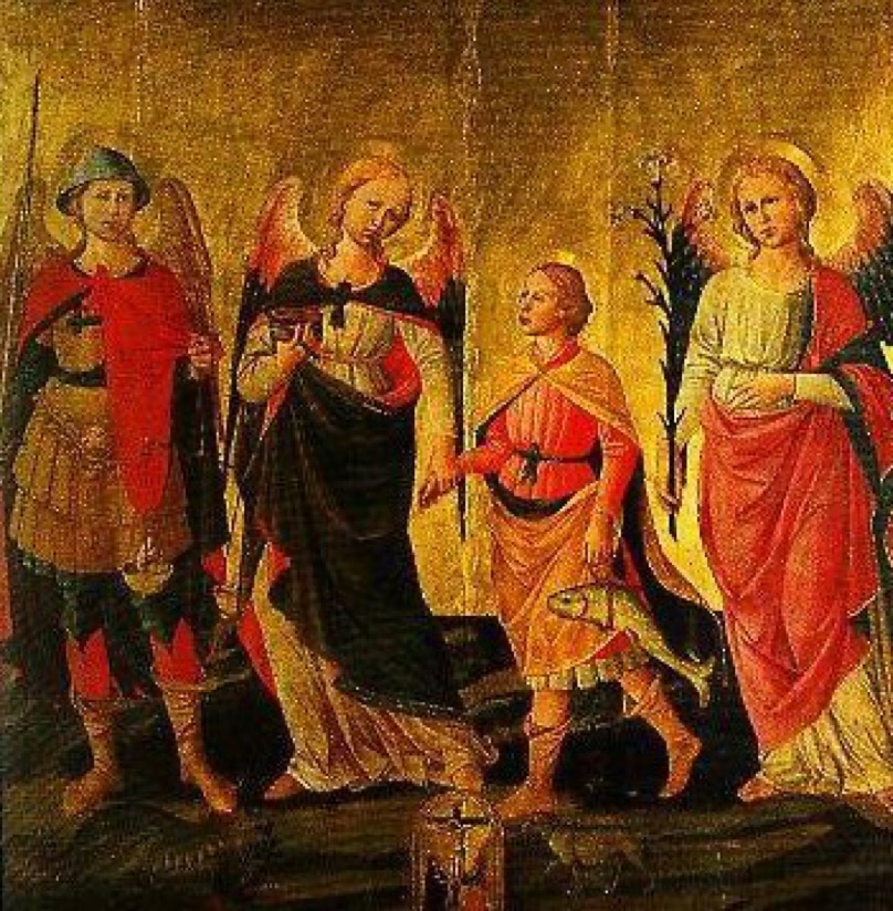 Tobias-and-the-Three-Archangels-Demenico-Di-Michelino